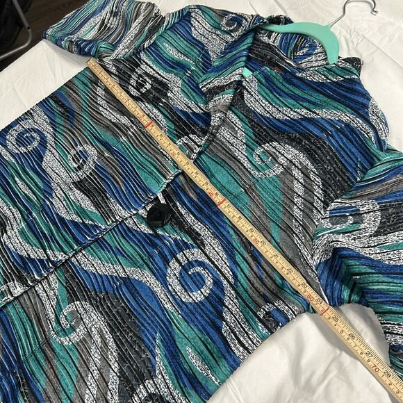 NWT Multiples Lightweight Topper Jacket Art To Wear Women’s Size XL Abstract - Picture 8 of 9